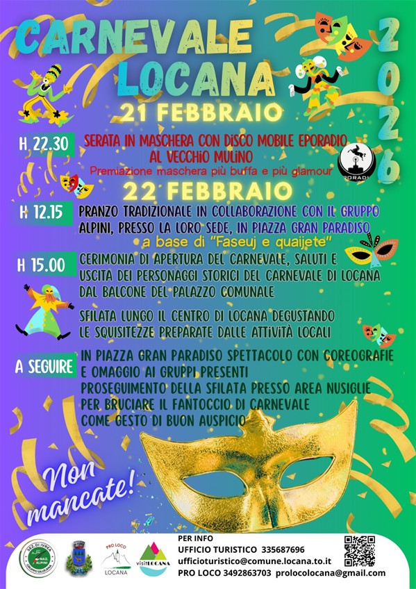 Carnevale a Locana 2026