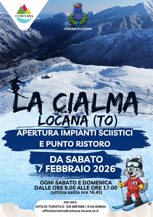 Apertura impianti sciistici La Cialma