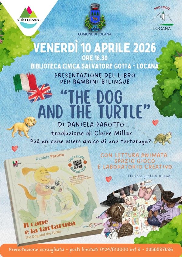 Presentazione del libro per bambini bilingue “The Dog and the Turtle”