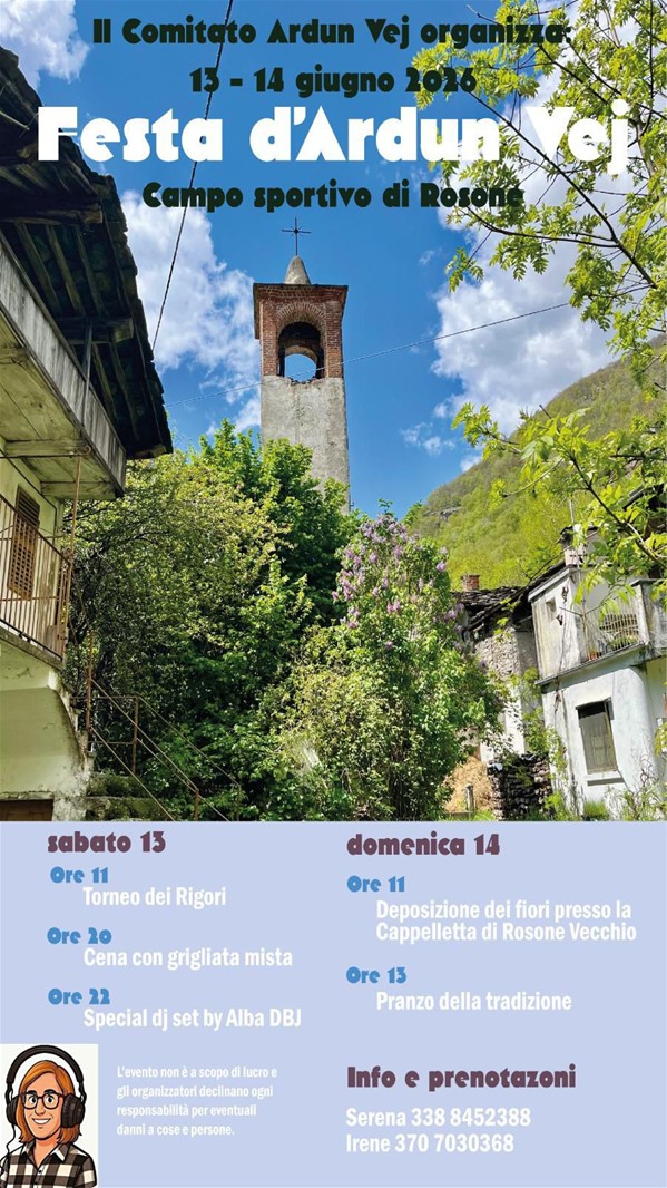 Festa d'Ardun Vej 2026