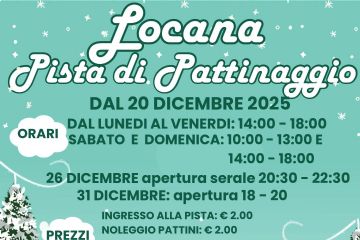 Apertura Pista di pattinaggio su ghiaccio