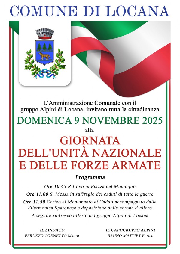 Giornata dell&#39;Unit&#224; Nazionale e delle Forze Armate