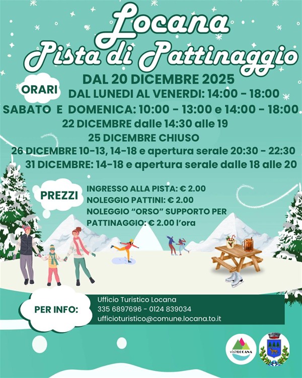 Apertura Pista di pattinaggio su ghiaccio