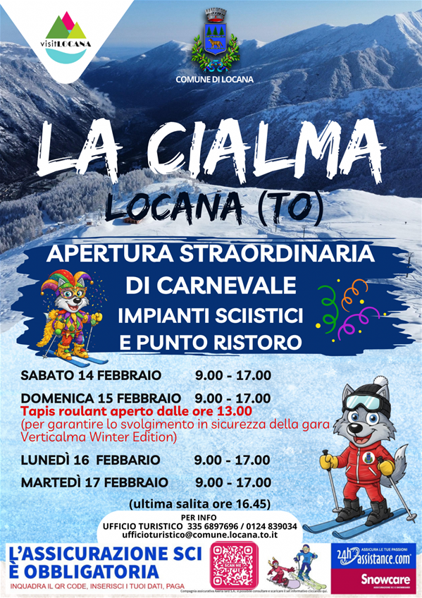 Apertura straordinaria impianti sciistici La Cialma