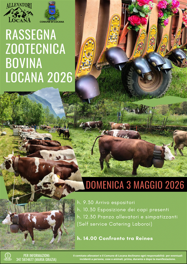 Rassegna zootecnica bovina Locana 2026
