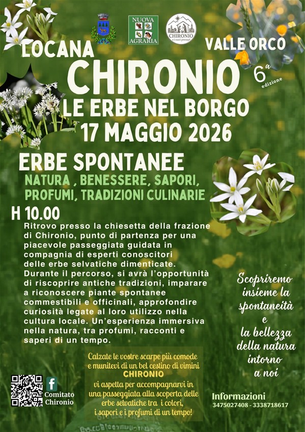 Chironio, le erbe nel Borgo