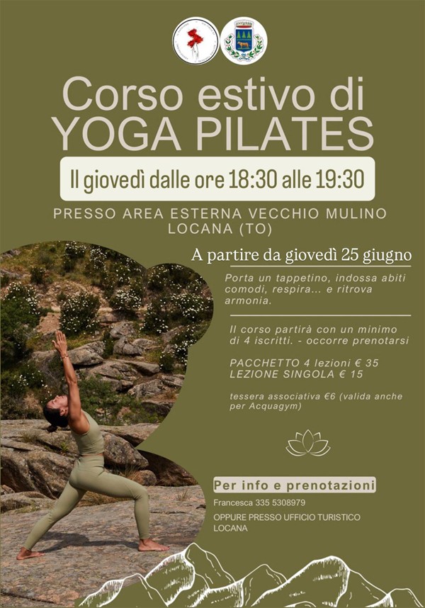 Corso estivo di Yoga Pilates