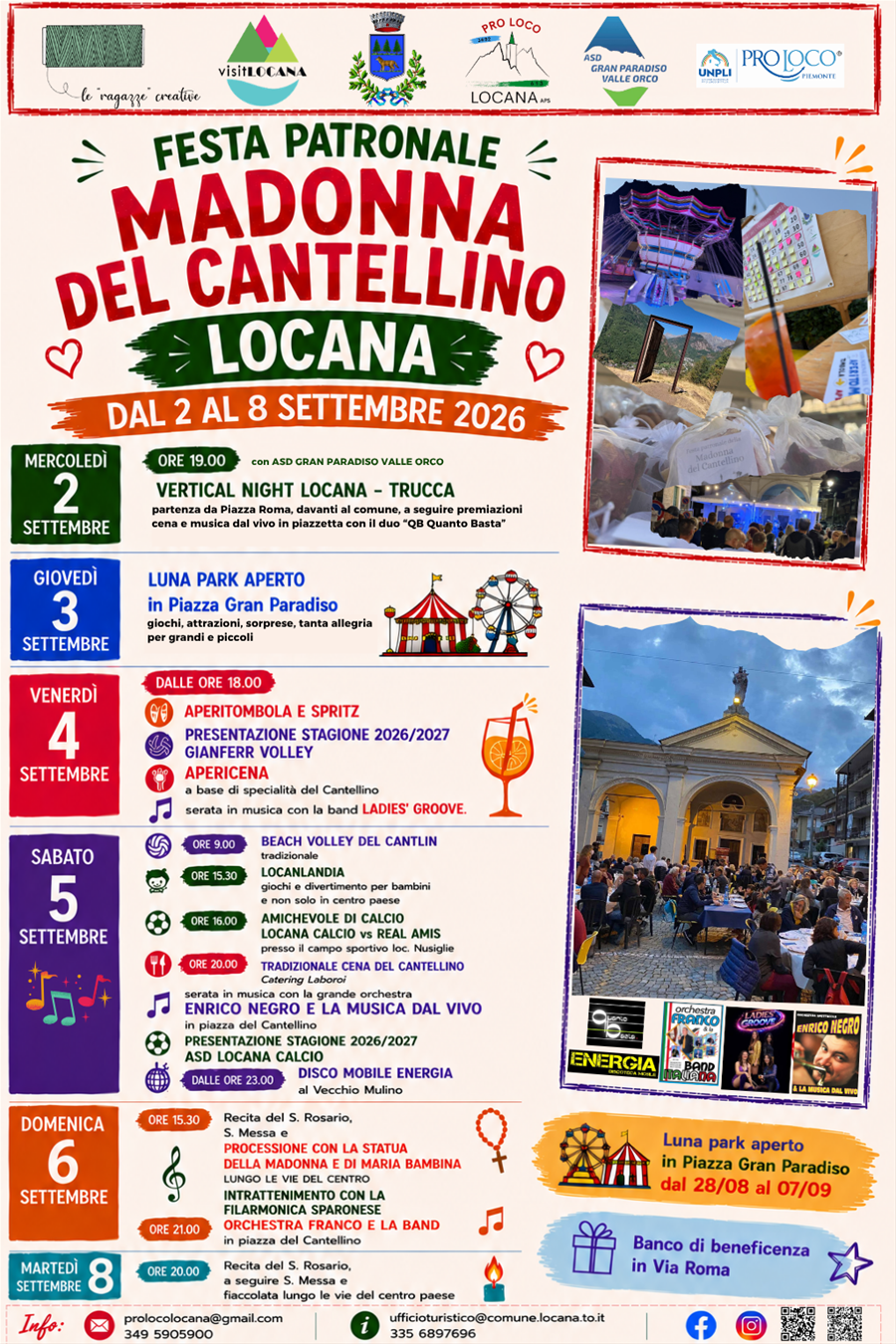 Festa patronale della Madonna del Cantellino 2026
