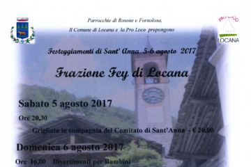 Festeggiamenti di Sant&#39;Anna Fey - Locana