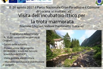 Inaugurazione Visita all&#39;icubatoio ittico per la trota marmorata