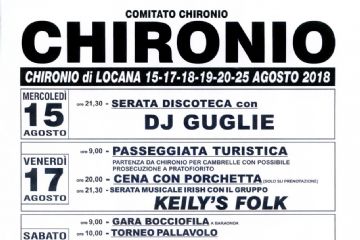 Festa a Chironio