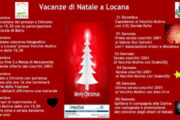 Vacanze di Natale a Locana