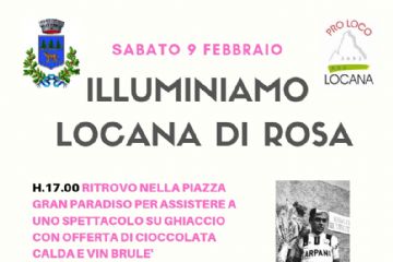 Illuminiamo Locana di Rosa