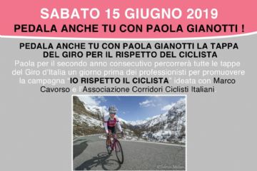 Pedala anche tu con Paola Gianotti!