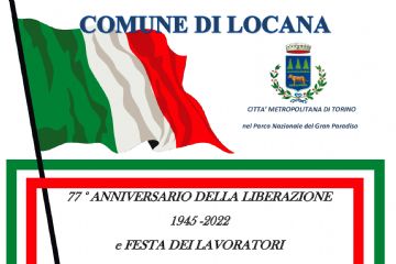 77&#176; Anniversario della Liberazione e Festa dei Lavoratori