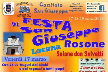 FESTA DI SAN GIUSEPPE - ROSONE