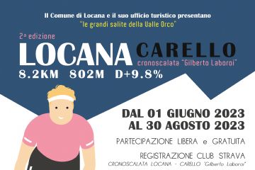 2 ^ edizione CRONOSCALATA LOCANA – CARELLO “Gilberto Laboroi”